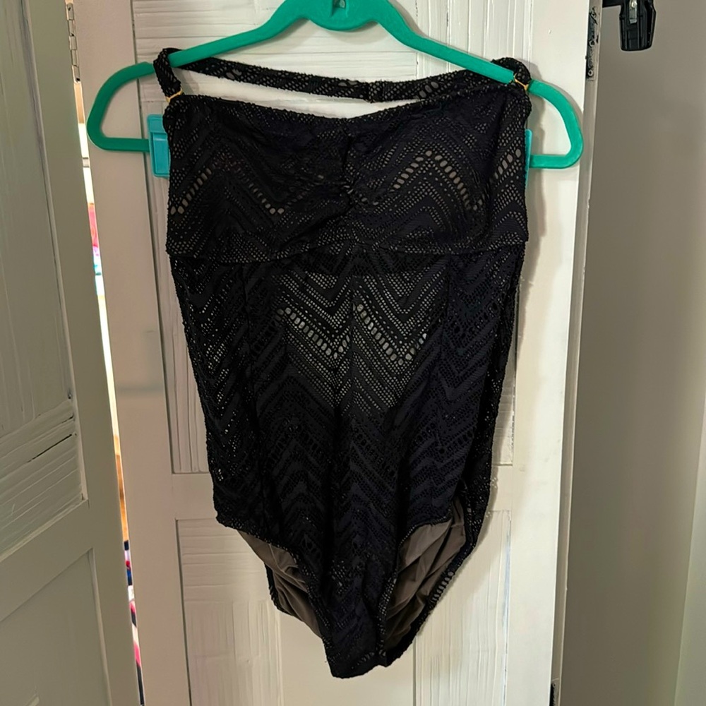 Leilani Black See Through Swim